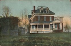 Holland Land Co. Vault and Peacock Residence Postcard