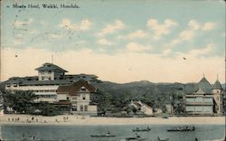 Moana Hotel, Waikiki Postcard