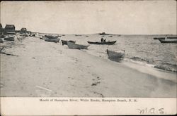 Mouth of Hampton River, White Rocks Hampton Beach, NH Postcard Postcard Postcard