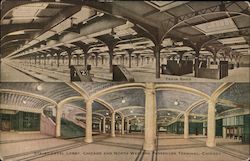 Street Level Lobby, Chicago and North Western Passenger Terminal Postcard