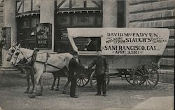 David MacFadyen, Walking From Stauch's Coney Island to San Francisco, 1911 Postcard