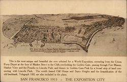 Panama-Pacific International Exposition - The Exposition City Postcard