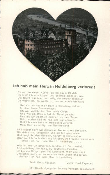Ich hab mein Herz in Heidelberg verloren! Germany