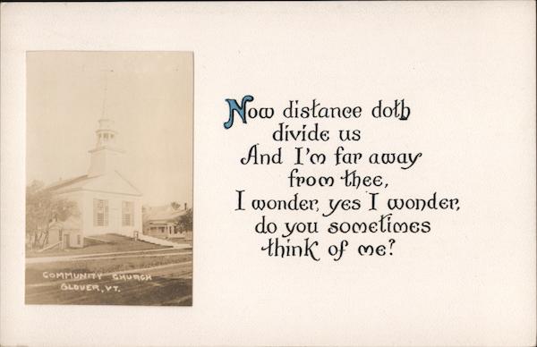 Community Church Glover Vermont