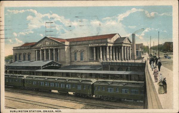 Burlington Station, Omaha Neb. Nebraska