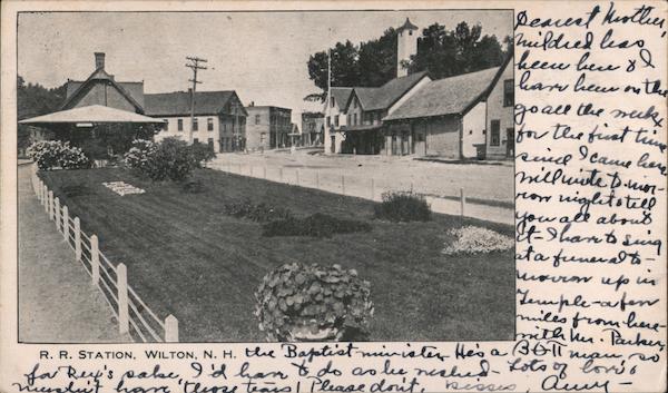 R.R. Station Wilton New Hampshire