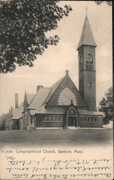 Congregational Church Gardner Massachusetts