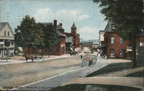 North Main Street Looking South Orange Massachusetts