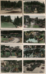 Italian Gardens, Butchart Gardens Postcard
