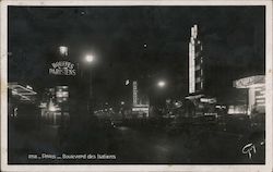 Paris Boulevard des Italiens Postcard