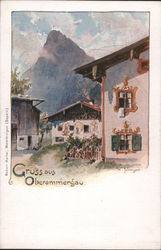 Gruss aus Oberammergau Postcard