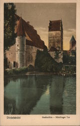 Dinkelsbühl Nordlinger Tower Postcard