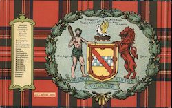 The Scottish Stewart Clan and its Tartan Postcard