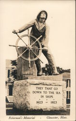 Fisherman's Memorial Postcard