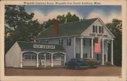 Wayside Country Store, Wayside Inn Postcard