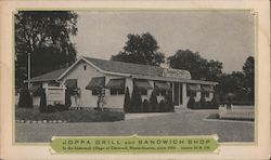 Joppa Grill and Sandwich Shop Elmwood, MA Postcard Postcard Postcard