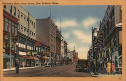 Purchase Street From Union Postcard