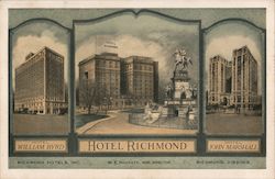 Richmond Hotels, Inc. Virginia Postcard Postcard Postcard