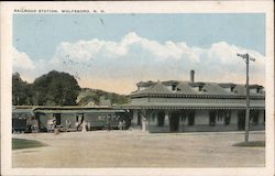 Railroad Station Wolfeboro, NH Postcard Postcard Postcard