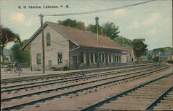 Railroad Station Lebanon, NH Postcard Postcard Postcard