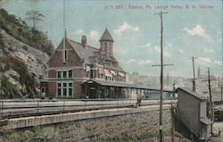 Lehigh Valley Railroad Station Postcard
