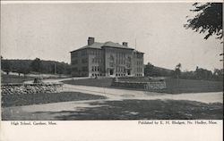 High School Gardner, MA Postcard Postcard Postcard