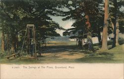 The Swings at the Pines Groveland, MA Postcard Postcard Postcard