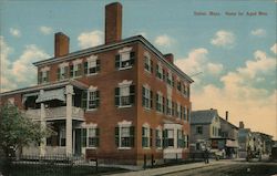 Home for Aged Men Salem, MA Postcard Postcard Postcard