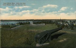 Bird's Eye View Salem Willows and Park, from Old Fort Lee Postcard