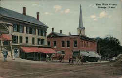 East Main Street Orange, MA Postcard Postcard Postcard