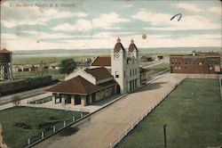 Northern Pacific Railroad Station Postcard