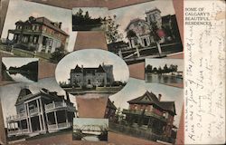 Some of Calgary's Beautiful Residences Postcard