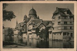 JUDAICA Nuremberg Germany, Grand Synagogue (big building with dome), Nuernberg, Destroyed 1938 Postcard Postcard Postcard