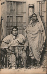 Two Young Sephardic Jewish Women, North Africa, Traditional Costumes, ca. 1910's Postcard Postcard Postcard