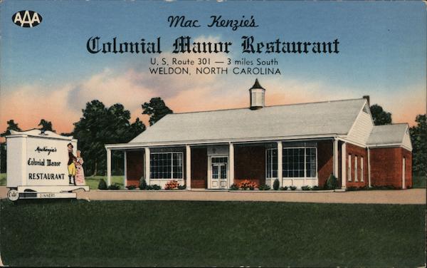 Colonial Manor Restuarant Weldon North Carolina