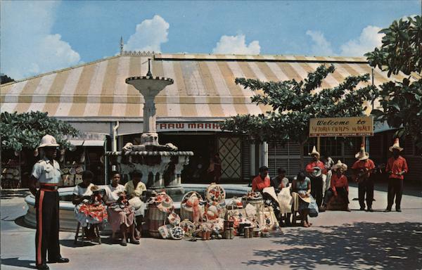 Patio in Victoria Crafts Market Kingston Jamaica