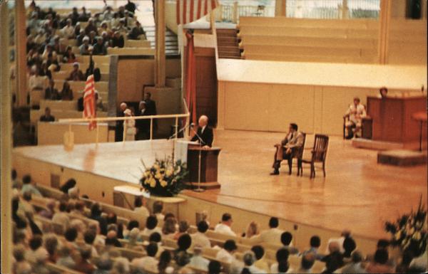 Sunday Morning Worship in Ampitheater Chautauqua New York