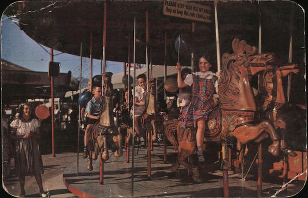 Beverly Park Children's Amusement Center Merry-Go-Round Los Angeles California