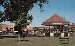 Public Square and Band Stand Postcard