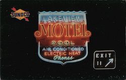 Lakeview Motel Postcard