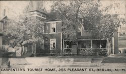 Carpenter's Tourist Home Berlin, NH Postcard Postcard Postcard