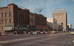 Kansas Avenue Looking North Postcard