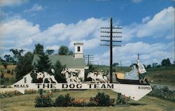 The Dog Team Middlebury, VT Postcard Postcard 
