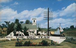 The Dog Team Middlebury, VT Postcard Postcard Postcard