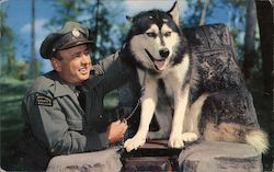 "Smokey" and Conservation Officer Postcard