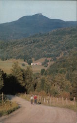 Camel's Hump, as seen from the west, in Huntington, VT Postcard