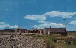 Fishing Shacks Postcard