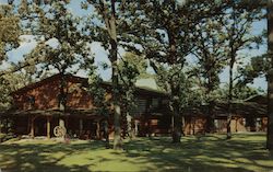 The Wagon Wheel Lodge, Intersection of Routes 2 and 75 Rockton, IL Postcard Postcard Postcard