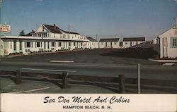 Sea Den Motel and Cabins Hampton Beach, NH Postcard Postcard Postcard