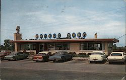 Sauzer's Waffle Shop Postcard